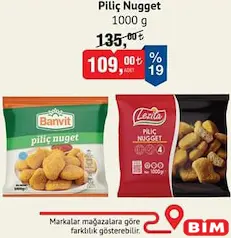 PİLİÇ NUGGET 1000 G